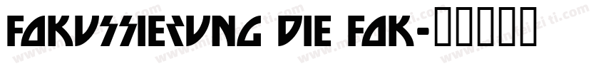 Fokussierung Die Fok字体转换